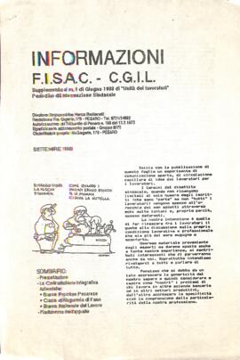 "Informazioni Fisac - Cgil"