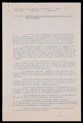 "Incontro stampa in occasione della giornata di lotta della categoria" - 1984