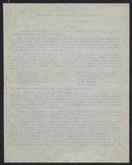 &quot;Verbale della riunione Comitato direttivo Cdl Fano&quot; - 1965
