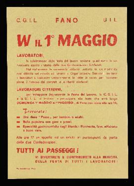 &quot;W il 1° maggio&quot; - [196-?]