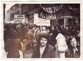 Sfilata del corteo in Corso XI Settembre - 1973