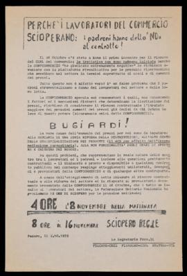 &quot;Perché i lavoratori del commercio scioperano&quot; - 1979