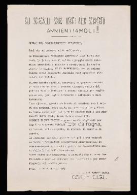 &quot;Gli sciacalli sono usciti allo scoperto annientiamoli!!&quot; - 1972