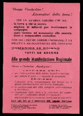 &quot;Donne contadine! Lavoratori della terra&quot; - [196-]