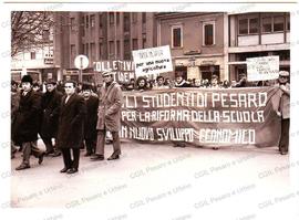 Corteo in Via IX Febbraio  - 1973