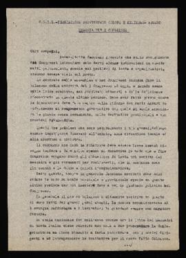 &quot;Traccia per i Congressi&quot; - 1955