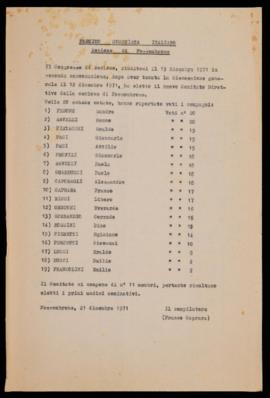 &quot;Comitato direttivo&quot; - 1971