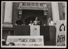 Comizio in Piazza del Popolo - [196-?]