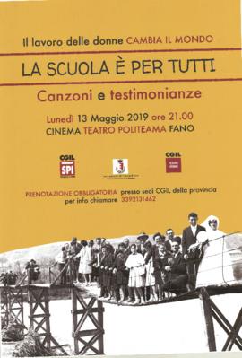 “La scuola è per tutti” - 2019