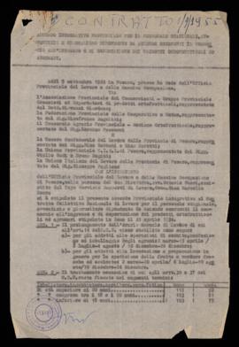 Accordo personale stagionale commercio all&#039;ingrosso - 1961