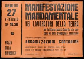 &quot;Manifestazione mandamentale dei lavoratori della terra&quot; - [1962]