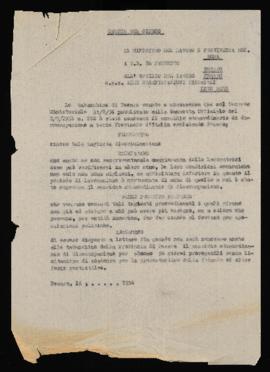 Ordine del giorno - 1954