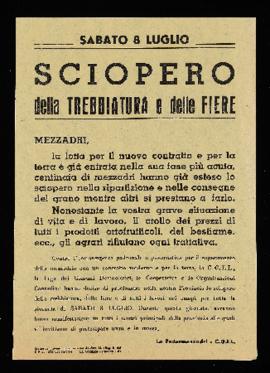 &quot;Sciopero della trebbiatura e delle fiere&quot; - 1961