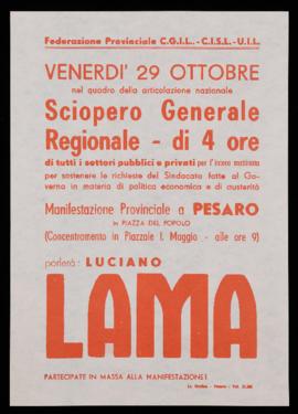 &quot;Sciopero generale regionale&quot; - [1976]