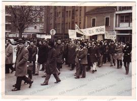 Corteo in Via IX Febbraio  - 1973