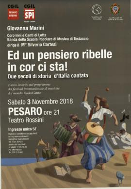 “Ed un pensiero ribelle in cor ci sta” - 2018