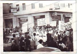 Corteo in Piazzale Lazzarini - 1969