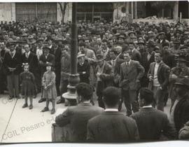 Manifestazione mezzadri a Pesaro - [1957]