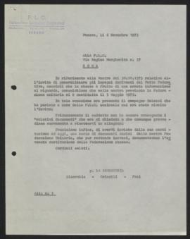 Federazione unitaria provinciale - 1973