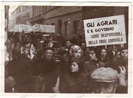 Corteo in corso XI Settembre  - 1973