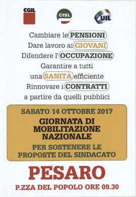 “Giornata di mobilitazione nazionale” - 2017