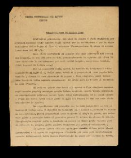 Relazione attività - 1945