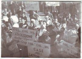 Corteo in Piazzale Lazzarini - 1969