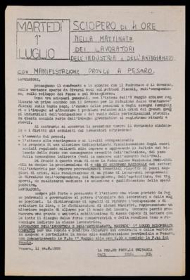 &quot;Sciopero di 4 ore&quot; - 1980
