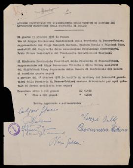 Adeguamento tariffe lavoranti panettieri - 1956