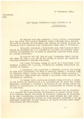Tragica fine del minatore Poggioli Angelo - 1959