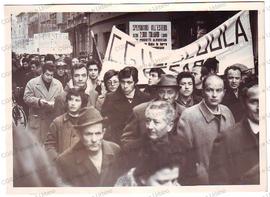 Corteo in Corso XI Settembre - 1973