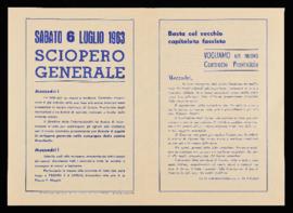 &quot;Basta con il vecchio capitolato fascista&quot; - 1963