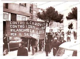 Corteo in Piazzale 1° maggio - 1973