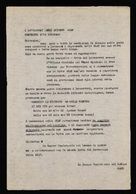 &quot;I lavoratori degli autobus SIAP costretti allo sciopero&quot; 1961