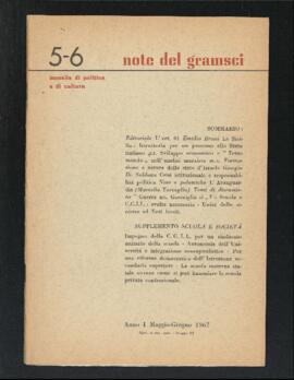 [Note del Gramsci. Anno I, numeri 5-6]