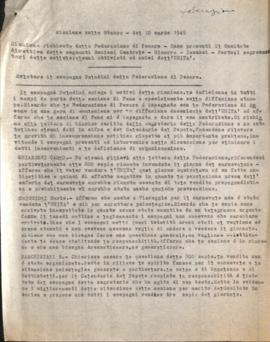 &quot;Riunione sulla stampa del 10 marzo 1949&quot;