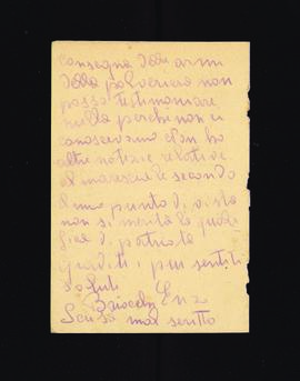 [Lettera di Enzo Baiocchi sul riconoscimento ad un maresciallo della qualifica di patriota]