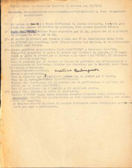 &quot;Verbale della riunione del Comitato di Sezione del 7/9/1949&quot;
