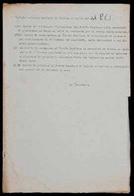 &quot;Verbale riunione Comitato di Sezione 31 marzo 1948 del Pci [di Fano]&quot;