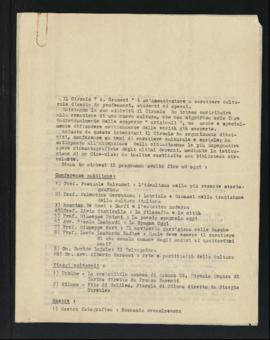 Piano di lavoro